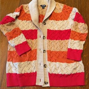 Lands' End Shawl Collar Cardigan women’s size large
